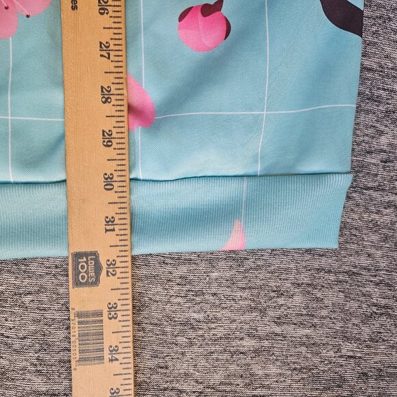 Vapor95 All-Over-Print Floral Cherry Blossoms Bomber Jacket Size 2XL Full Zip - Picture 6 of 9